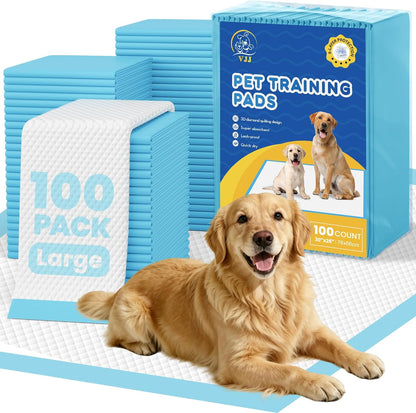 Extra Large Puppy Pads | 30x26 Inch XL Potty Pads for Dogs | Super Absorbent Disposable Dog Pads Heavy Duty | Piddle Pads for Pet Training