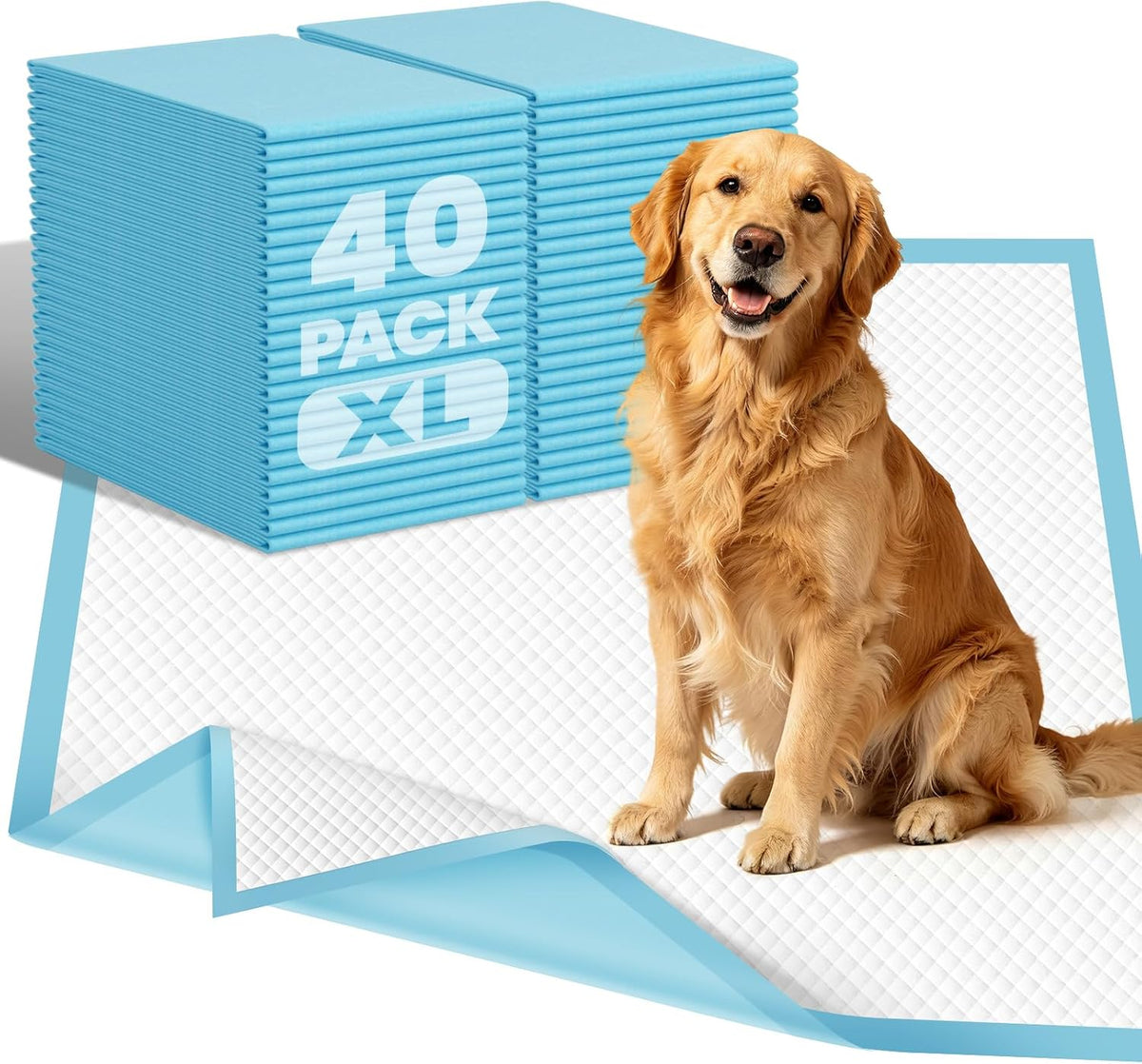 Extra Large Puppy Pads | 30x26 Inch XL Potty Pads for Dogs | Super Absorbent Disposable Dog Pads Heavy Duty | Piddle Pads for Pet Training