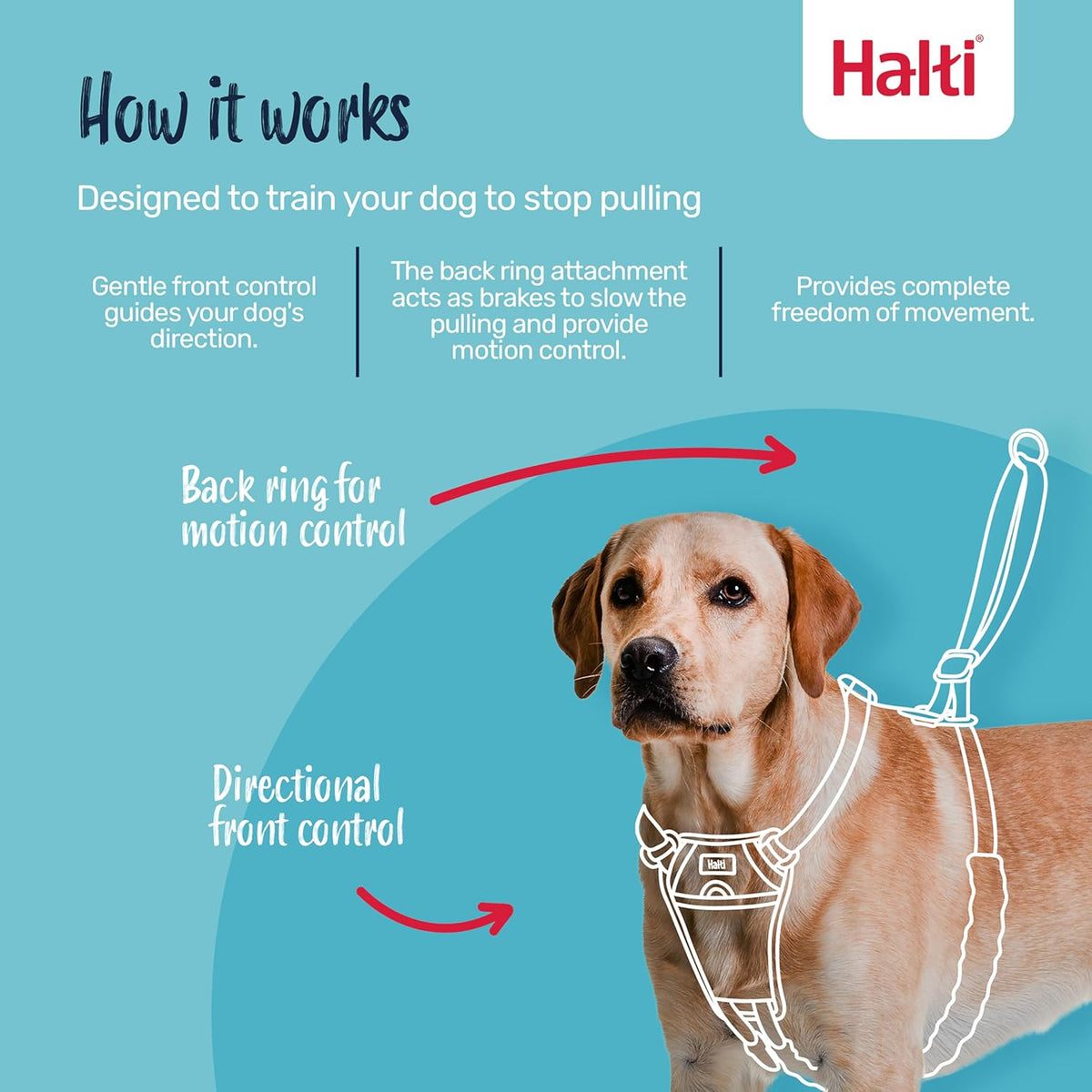 No Pull Dog Harness | Size L, Black