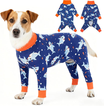 Dog Recovery Suit After Surgery Female Male, Medium Large Dog Neuter Shirt Cone Alternatives Prevent Licking Surgical Onesies (Strawberry, 3XL)