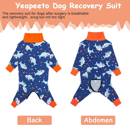 Dog Recovery Suit After Surgery Female Male, Medium Large Dog Neuter Shirt Cone Alternatives Prevent Licking Surgical Onesies (Strawberry, 3XL)