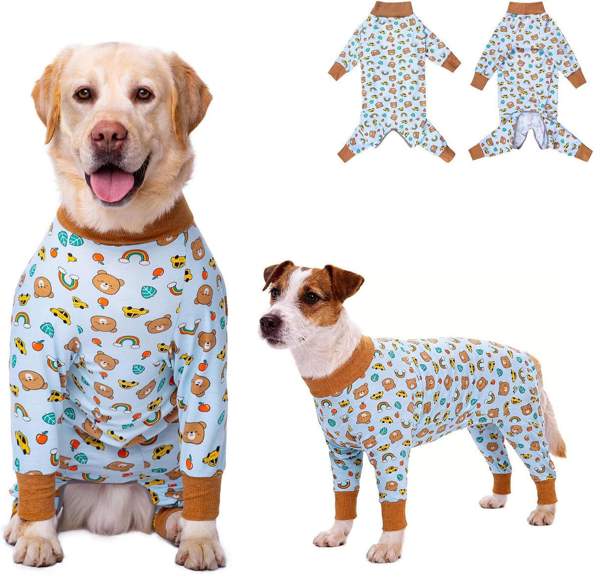 Dog Recovery Suit After Surgery Female Male, Medium Large Dog Neuter Shirt Cone Alternatives Prevent Licking Surgical Onesies (Strawberry, 3XL)