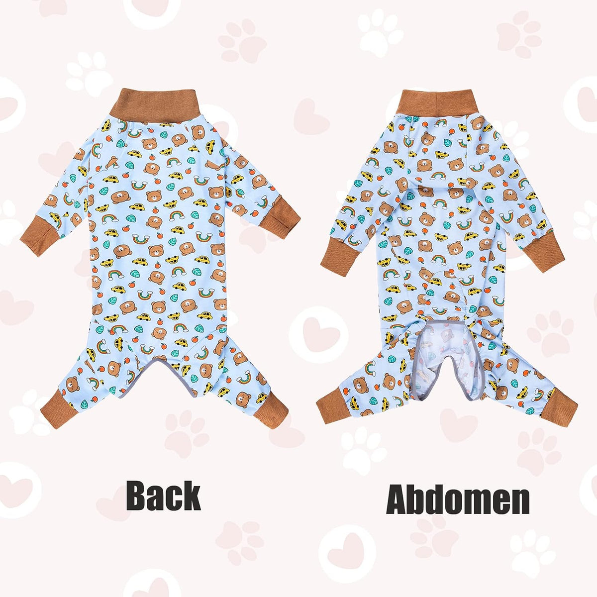 Dog Recovery Suit After Surgery Female Male, Medium Large Dog Neuter Shirt Cone Alternatives Prevent Licking Surgical Onesies (Strawberry, 3XL)