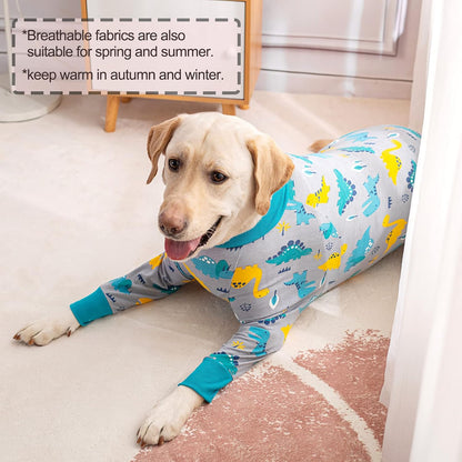 Dog Recovery Suit After Surgery Female Male, Medium Large Dog Neuter Shirt Cone Alternatives Prevent Licking Surgical Onesies (Strawberry, 3XL)