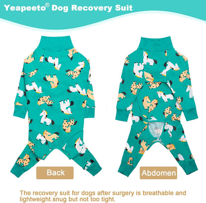 Dog Recovery Suit After Surgery Female Male, Medium Large Dog Neuter Shirt Cone Alternatives Prevent Licking Surgical Onesies (Strawberry, 3XL)