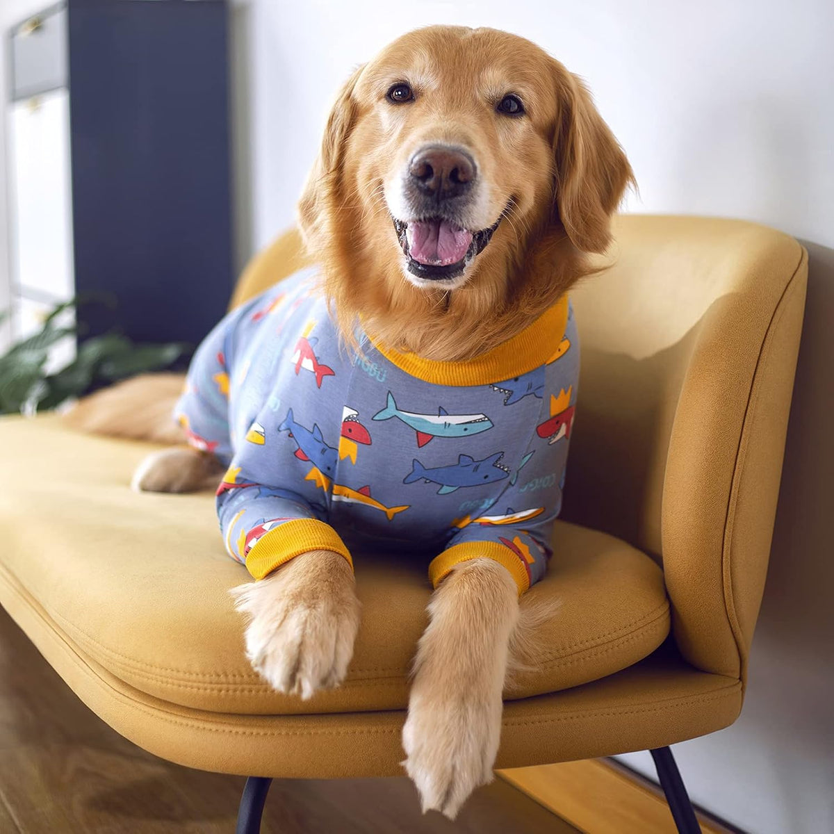 Dog Recovery Suit After Surgery Female Male, Medium Large Dog Neuter Shirt Cone Alternatives Prevent Licking Surgical Onesies (Strawberry, 3XL)