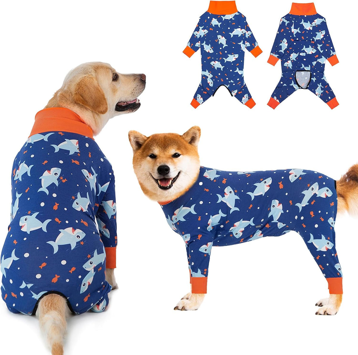 Dog Recovery Suit After Surgery Female Male, Medium Large Dog Neuter Shirt Cone Alternatives Prevent Licking Surgical Onesies (Strawberry, 3XL)