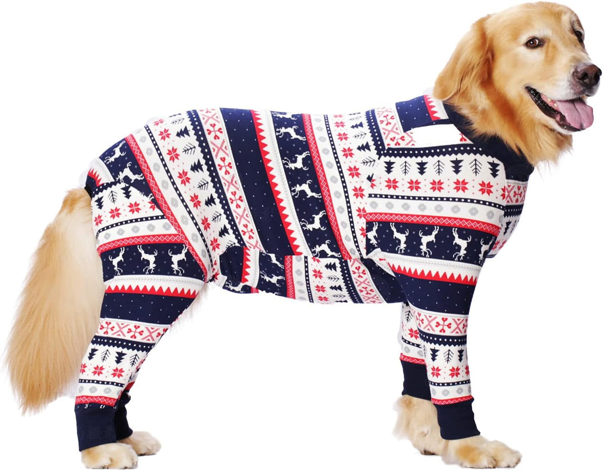 Dog Recovery Suit After Surgery Female Male, Medium Large Dog Neuter Shirt Cone Alternatives Prevent Licking Surgical Onesies (Strawberry, 3XL)