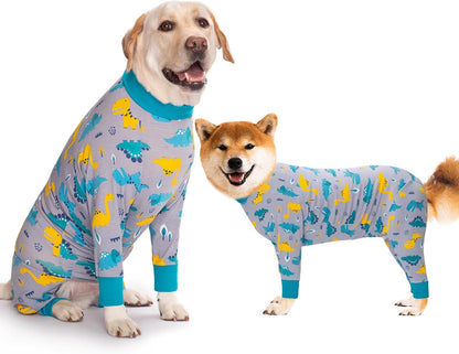 Dog Recovery Suit After Surgery Female Male, Medium Large Dog Neuter Shirt Cone Alternatives Prevent Licking Surgical Onesies (Strawberry, 3XL)