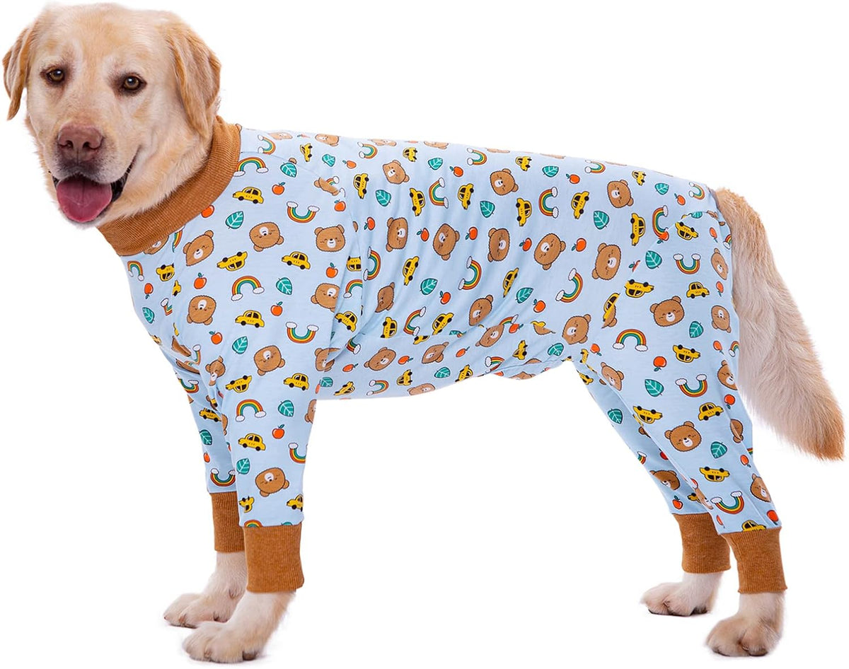 Dog Recovery Suit After Surgery Female Male, Medium Large Dog Neuter Shirt Cone Alternatives Prevent Licking Surgical Onesies (Strawberry, 3XL)