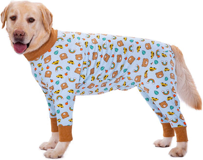 Dog Recovery Suit After Surgery Female Male, Medium Large Dog Neuter Shirt Cone Alternatives Prevent Licking Surgical Onesies (Strawberry, 3XL)