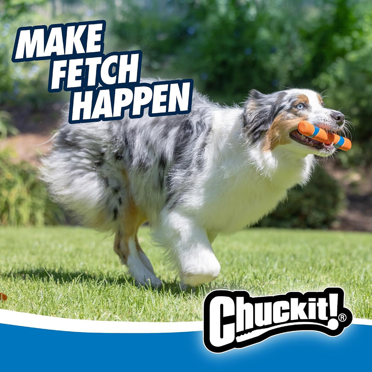 ! Ultra Fetch Stick Interactive Dog Toy, 12in, All Breeds | Crafted from the Same Durable Rubber as the Ultra Ball, This Fetch Stick Offers Bright Visibility for Outdoor Fetch Games