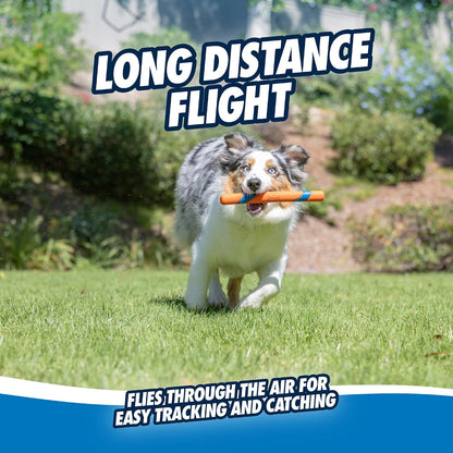! Ultra Fetch Stick Interactive Dog Toy, 12in, All Breeds | Crafted from the Same Durable Rubber as the Ultra Ball, This Fetch Stick Offers Bright Visibility for Outdoor Fetch Games