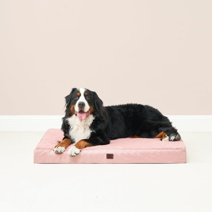 Orthopedic Dog Bed Large with Removable Washable Cover, 41IN Grey | Egg Crate Foam Support, Durable Oxford fabric, Non-Slip Bottom, Machine Washable, Soft Waterproof Plush Pet Bed Mat For Crate