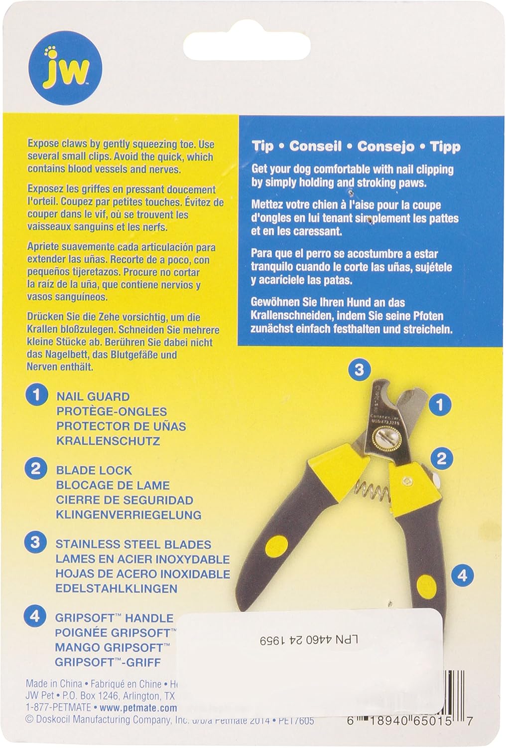 Company Gripsoft Deluxe Nail Clipper for Dogs, Medium