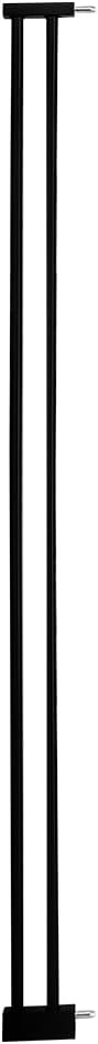 Lumizone Extra Tall Cat Gate 61.02" High Pressure Mounted Extra Wide 30.12"-34.05" (17Sizes) 1.37" Gap No Drilling Auto-Close Tall Pet Gate for Dogs (Black, 30.12"-34.05" W)