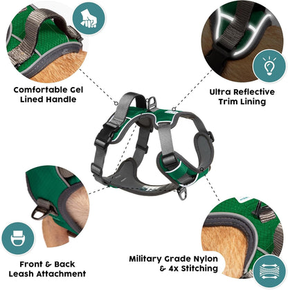 Embark No Pull Dog Harness, Reflective Adjustable Training Vest, No Choke