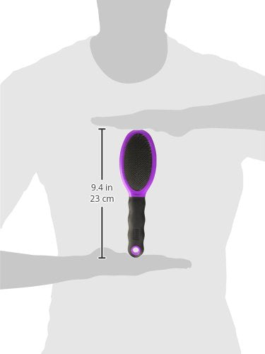 Hartz Groomer's Best Small Slicker Brush for Cats and Small Dogs, Black/Violet, 1 Count