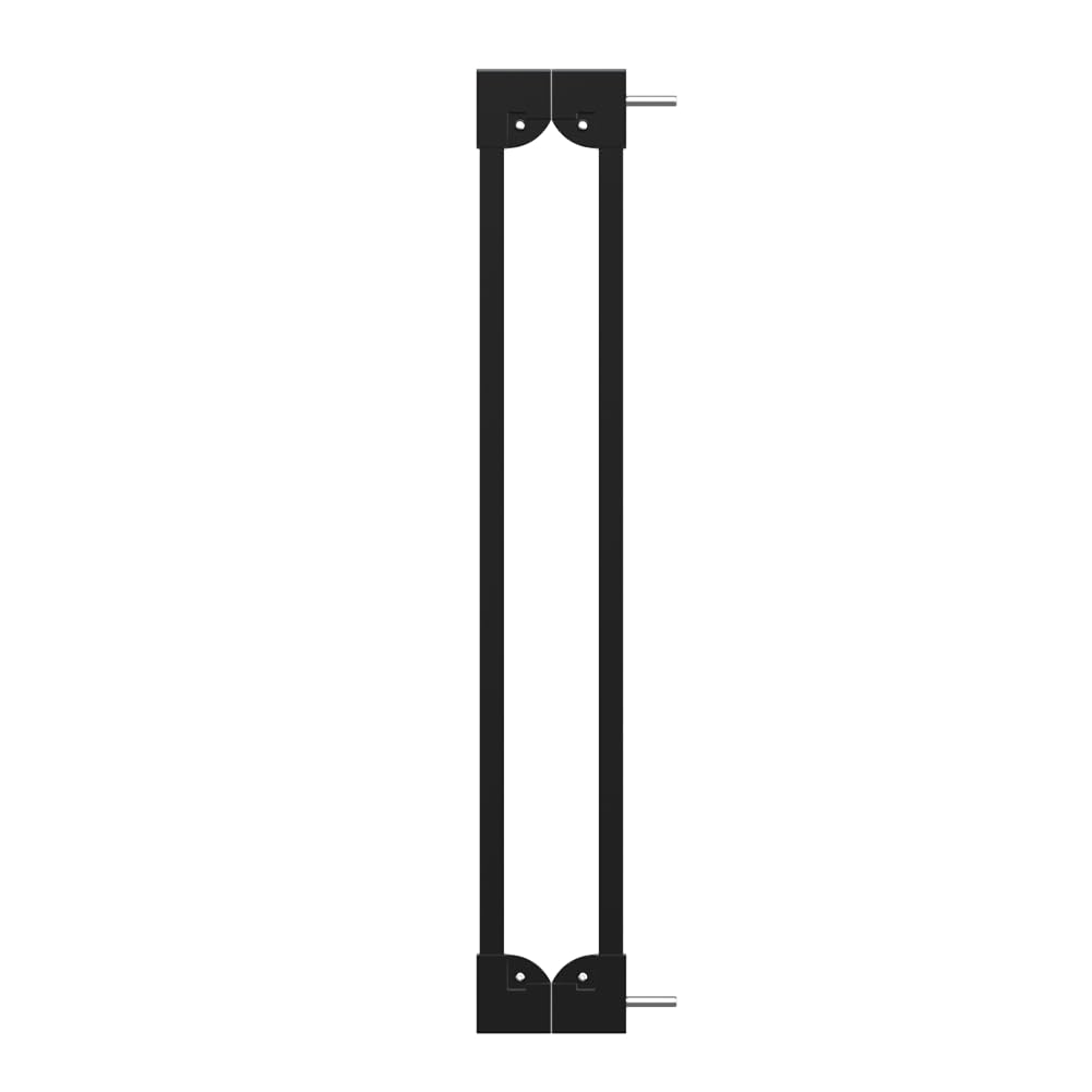WAOWAO Clear Baby Gate for Stairs Modern Design Acrylic Auto Close Pet Gate, 29.52-37.79" Wide Safety Baby Gate for Doorways,White Clear Dog Gates Indoor, Hallways,Kitchen