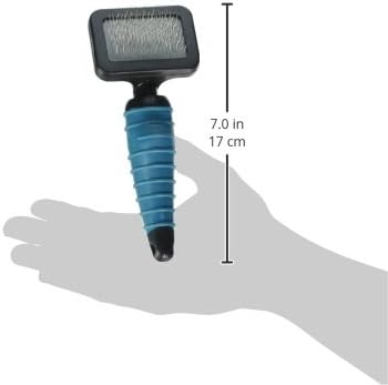 Master Grooming Tools Ergonomic Slicker Brushes — Molded Brushes for Grooming Dogs - Medium, 4" x 2½", Black