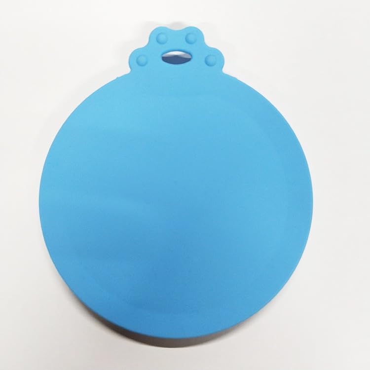 2Pcs Silicone Pet Food Can Lid Cover for Cat & Dog Dishwasher Safe - Keeps Wet Food Fresh, Pet Treat Storage Accessory
