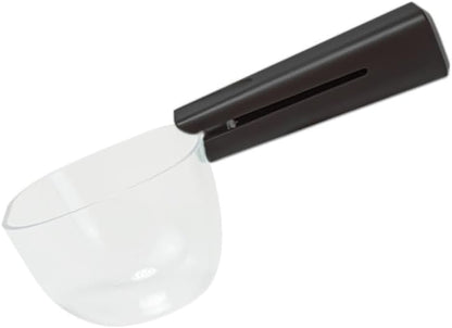 Pet Cat Dog Food Scoop, Dog Cup Capacity Cat Food Scooper With Sealing Clip, Puppy and Cat Coffee Bean, Flour Scoop Grey