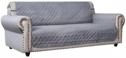 Ameritex Couch Sofa Slipcover 100% Waterproof Nonslip Quilted Furniture Protector for Dogs, Children, Pets, Machine Washable (Beige, 68")
