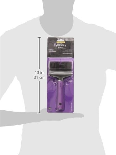 Master Grooming Tools Double-Sided Hard Flexible Slicker Brushes — Versatile Brushes for Grooming Dogs - Green, 8"L x 4"W, Large, Teal