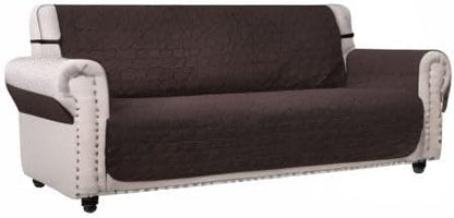 Ameritex Couch Sofa Slipcover 100% Waterproof Nonslip Quilted Furniture Protector for Dogs, Children, Pets, Machine Washable (Beige, 68")