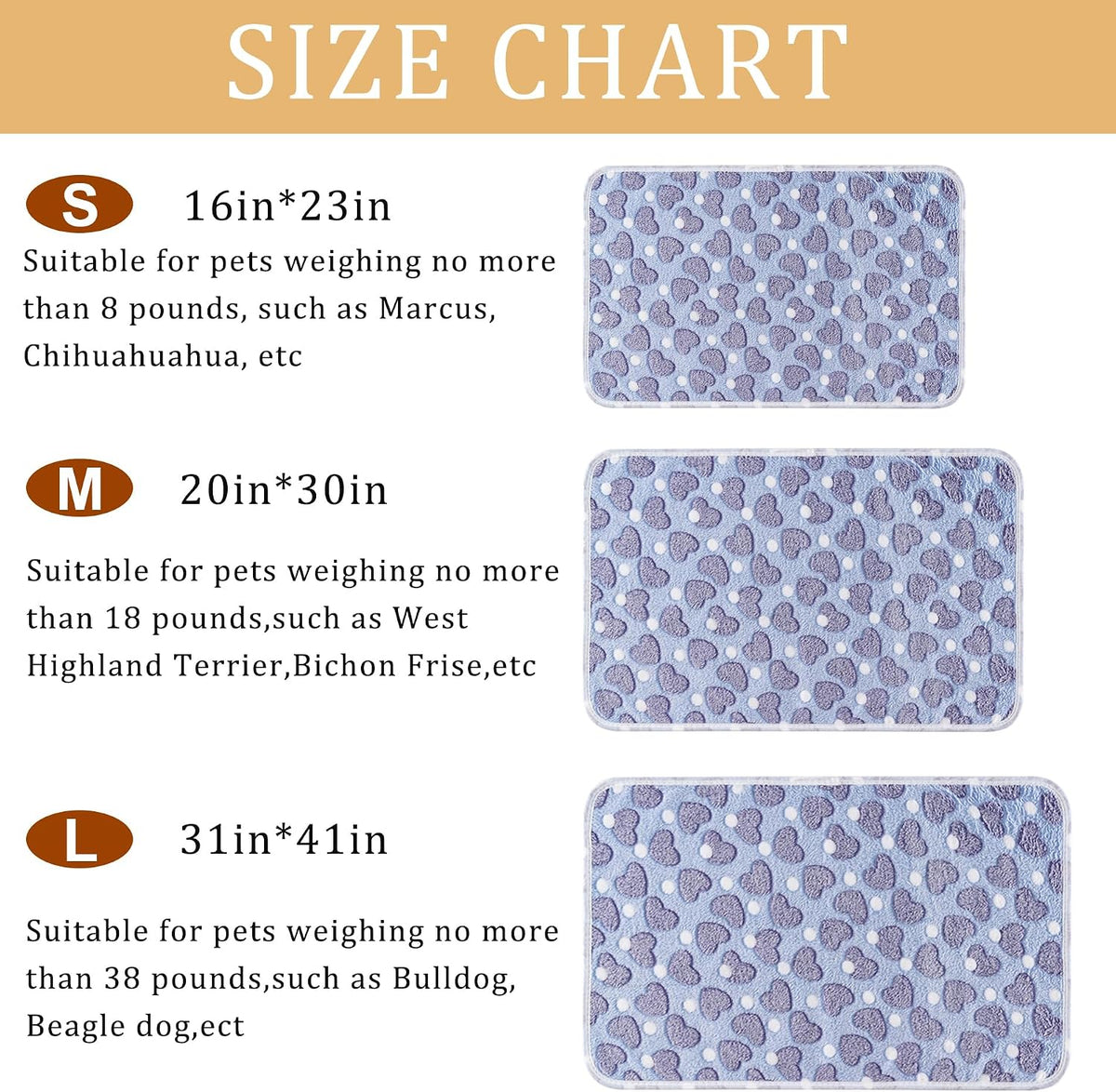 1 Pack 3 Blankets Super Soft Fluffy Premium Fleece Pet Blanket Flannel Paw Printed Throw for Dog Puppy Cat (Small 23x16'', Brown, Pink, White)
