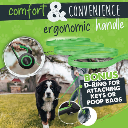 Retractable Dog Leash 2.0, 16 Ft, for Medium Dogs, Heavy Duty