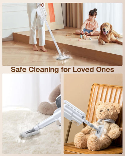 Steam Cleaner, 10-in-1 Detachable Handheld Steam Mop for Multi-Surface