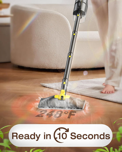 Steam Cleaner, 10-in-1 Detachable Handheld Steam Mop for Multi-Surface