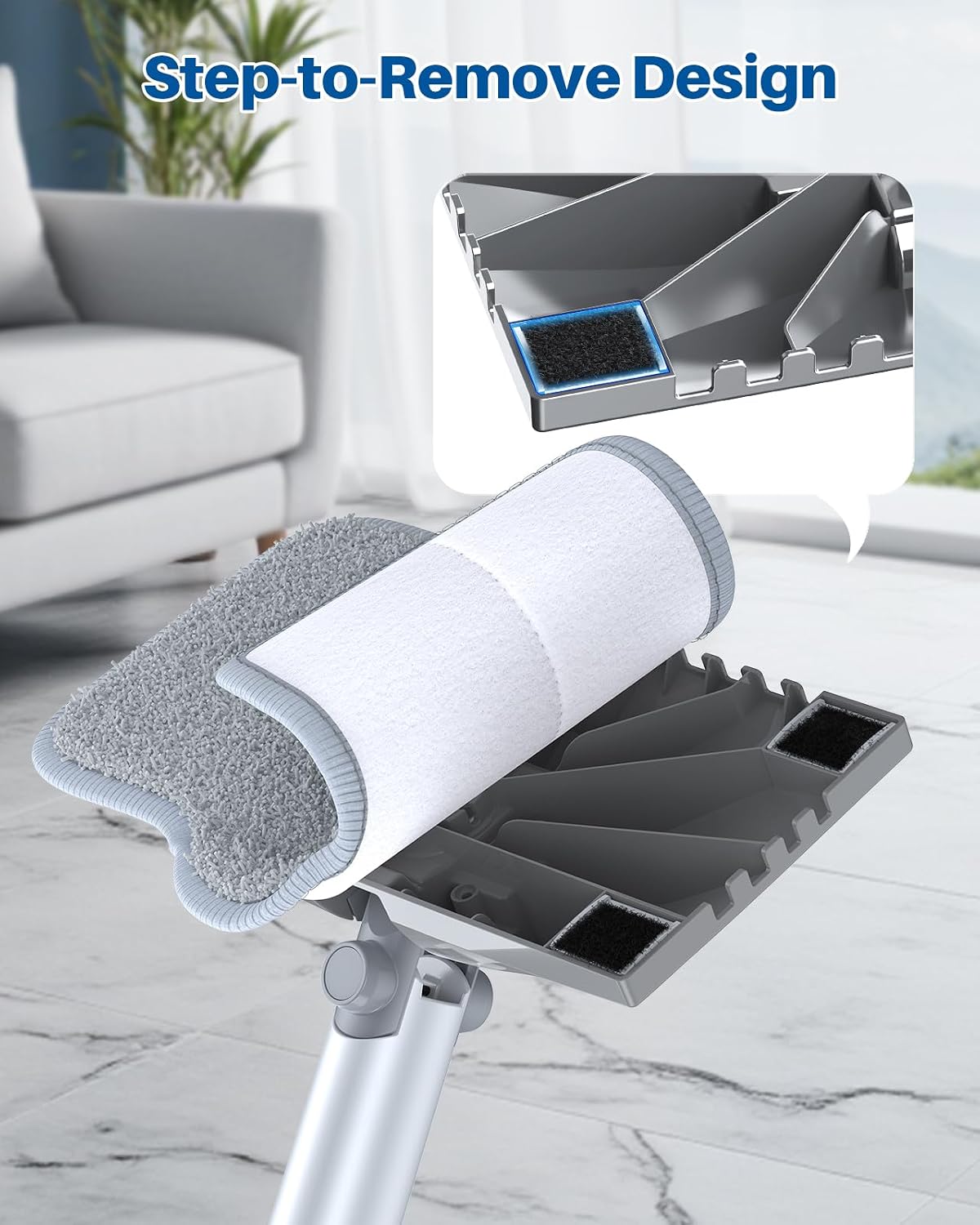 Steam Cleaner, 10-in-1 Detachable Handheld Steam Mop for Multi-Surface