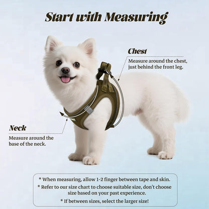 No Pull Dog Puppy Harness and Leash Set Reflective Mesh Vest X-Small