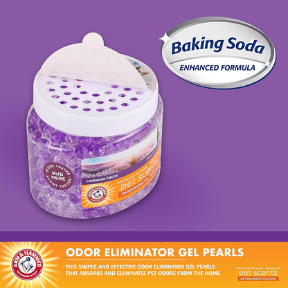 Pet Scents Deodorizing Gel Beads, Lavender Fields, 12 Oz