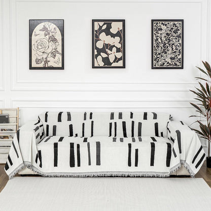 Couch Cover for Pets, Beige Couch Covers for 2 Cushion Couch Sofa, Sofa Slipcover Sectional L Shape Chenille Covers for Pets, Throw Couch for Dogs, Kids,71" X118"