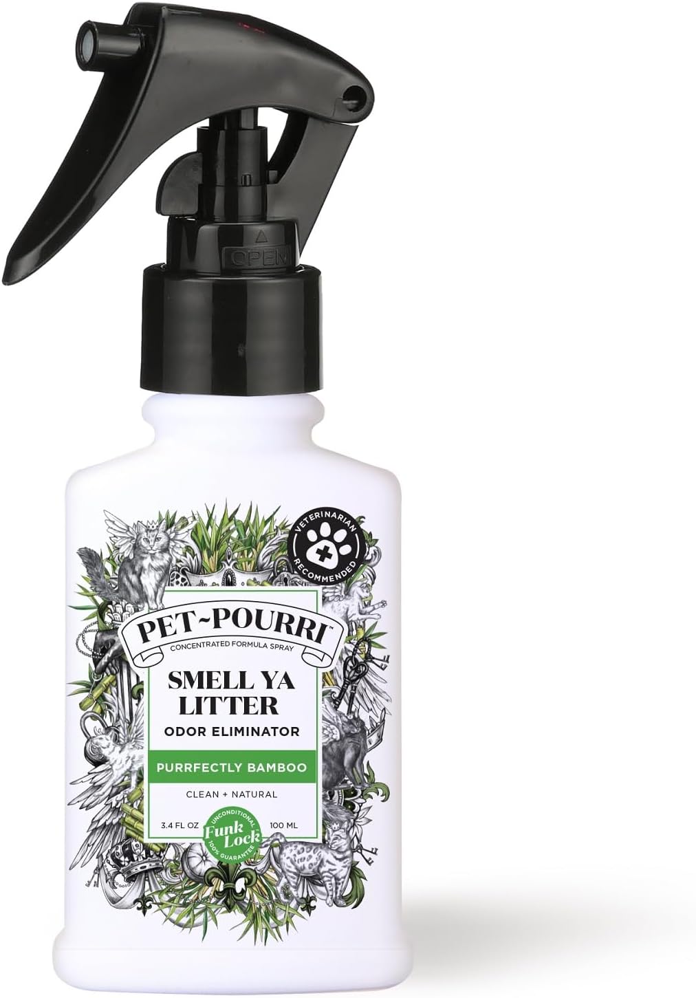 Pet- Smell Ya Litter Cat Litter Deodorizer Spray, Bamboo 10 Ml