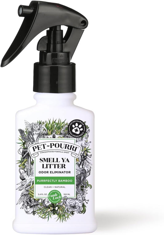 Pet- Smell Ya Litter Cat Litter Deodorizer Spray, Bamboo 10 Ml