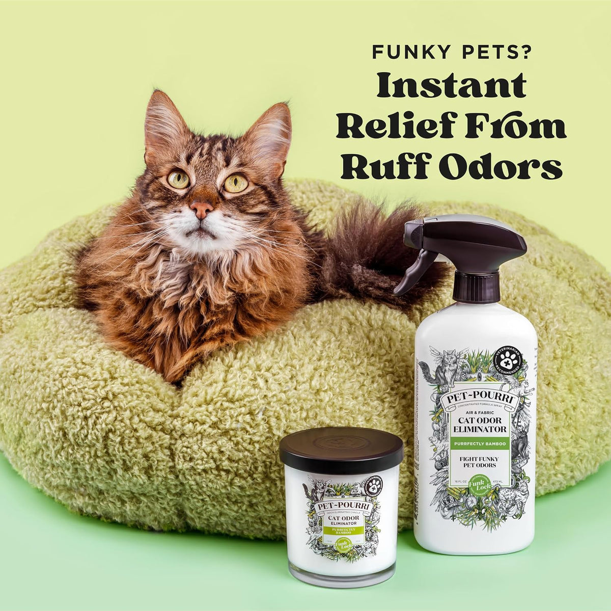 Pet- Smell Ya Litter Cat Litter Deodorizer Spray, Bamboo 10 Ml