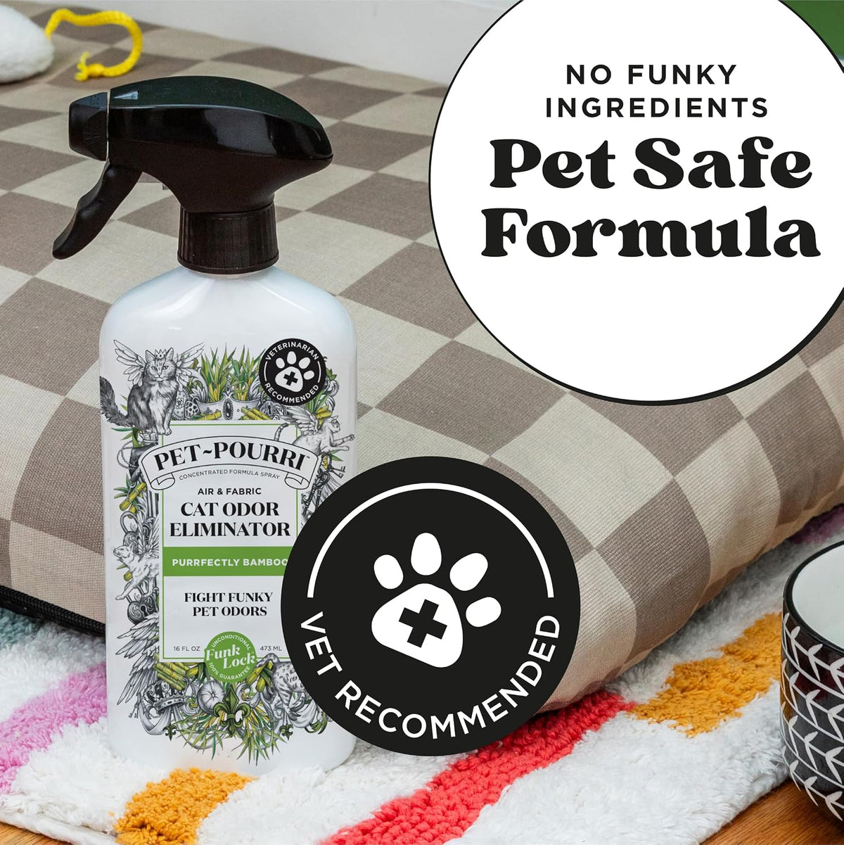 Pet- Smell Ya Litter Cat Litter Deodorizer Spray, Bamboo 10 Ml