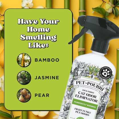 Pet- Smell Ya Litter Cat Litter Deodorizer Spray, Bamboo 10 Ml