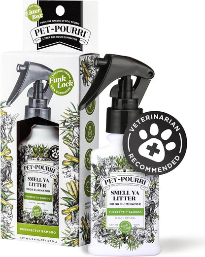 Pet- Smell Ya Litter Cat Litter Deodorizer Spray, Bamboo 10 Ml