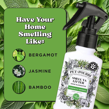 Pet- Smell Ya Litter Cat Litter Deodorizer Spray, Bamboo 10 Ml