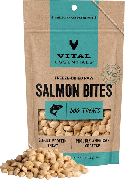 Freeze Dried Dog Treats, Rabbit Bites, 2 oz Bag