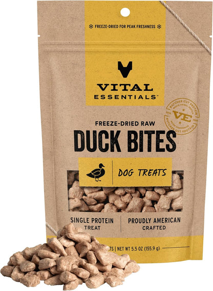 Freeze Dried Dog Treats, Rabbit Bites, 2 oz Bag