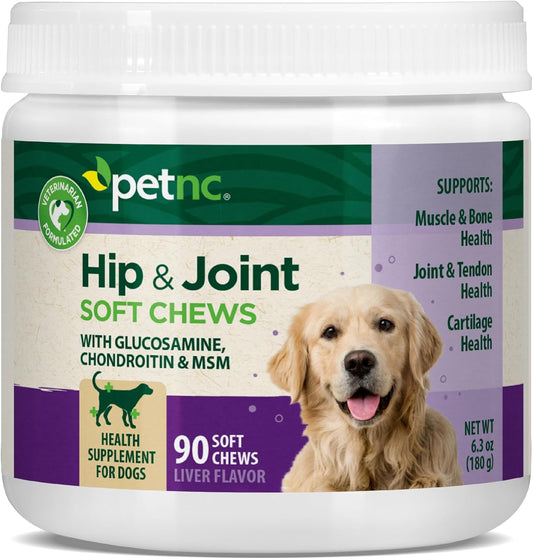 PetNC Natural Care Hip and Joint Soft Chews for Dogs, - 27591
