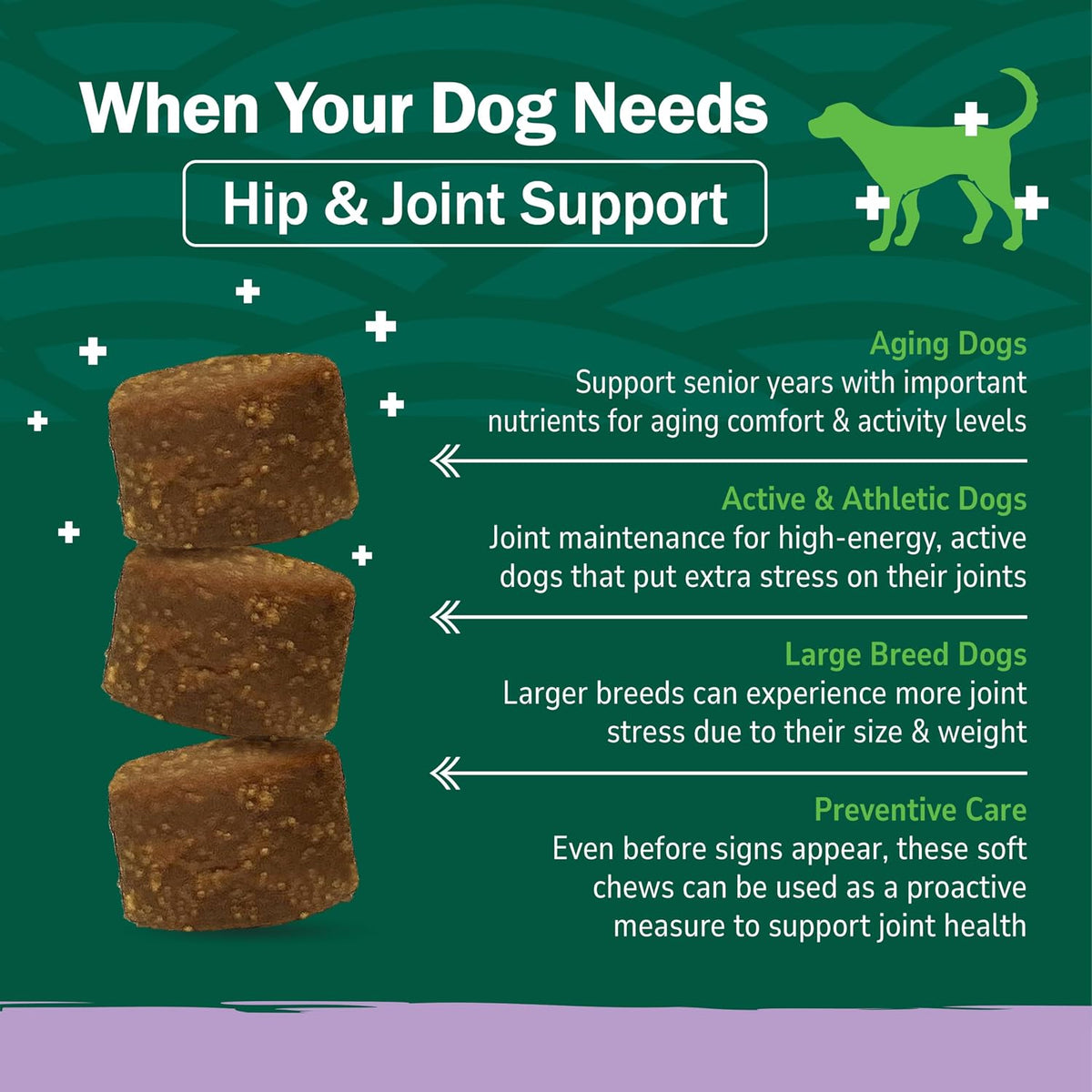 PetNC Natural Care Hip and Joint Soft Chews for Dogs, - 27591