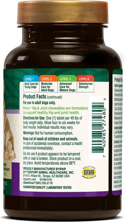 PetNC Natural Care Hip and Joint Soft Chews for Dogs, - 27591