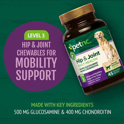 PetNC Natural Care Hip and Joint Soft Chews for Dogs, - 27591